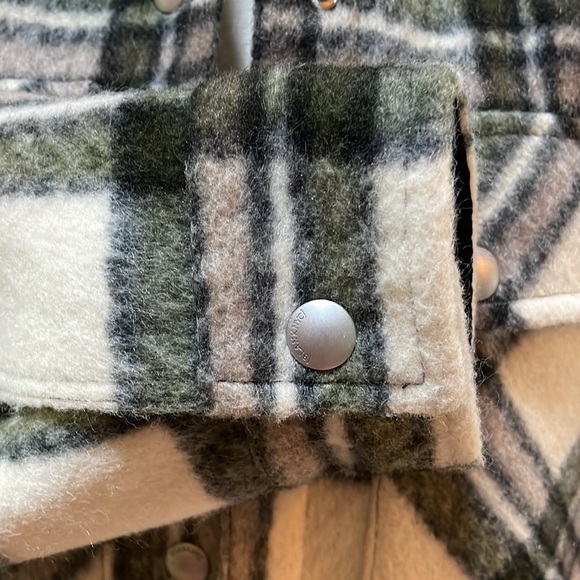 Blank NYC Plaid Wool Blend Shacket - Picture 3 of 11
